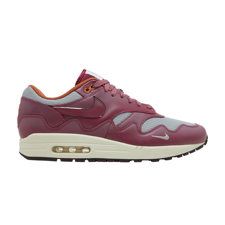 Nike Air Max 1 Patta Waves Rush Maroon (with Bracelet)