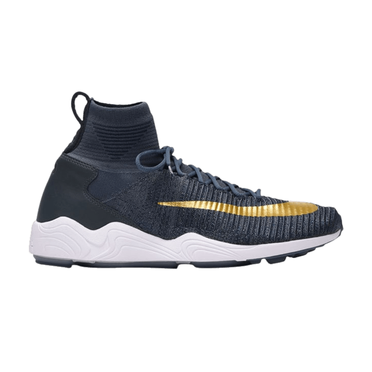 Nike Zoom Mercurial XI Flyknit FC Blue Fox/Metallic Gold Coin