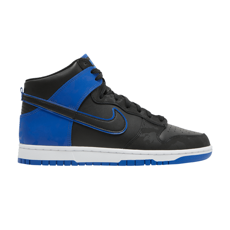 Nike Dunk High SE Camo Black Royal