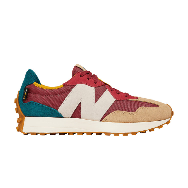 New Balance 327 Bordeaux Tan Teal