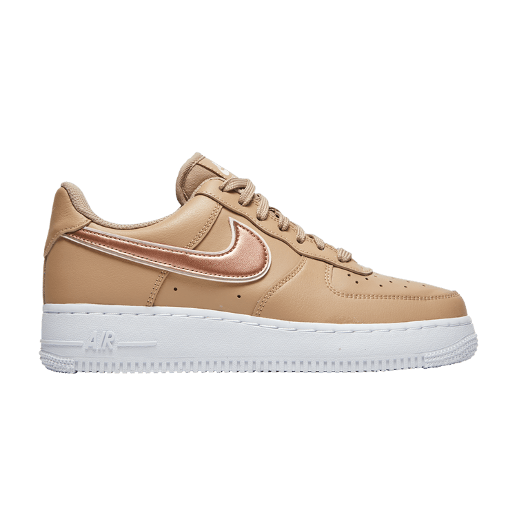 Nike Air Force 1 '07 Tan Metallic Rose Gold (Women's)