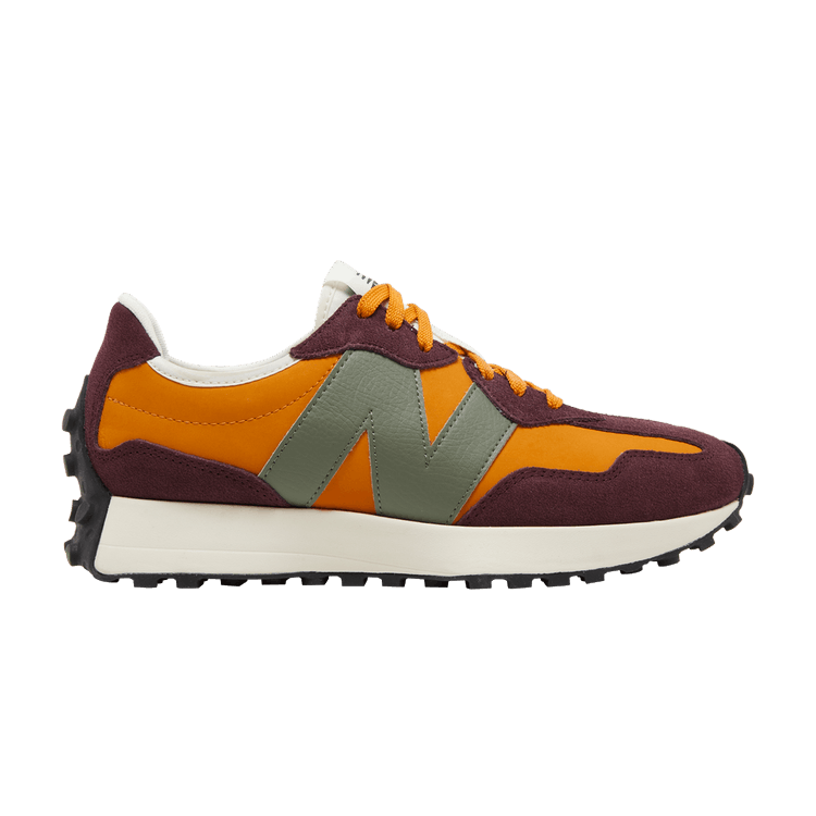 New Balance 327 Madras Orange Burgundy