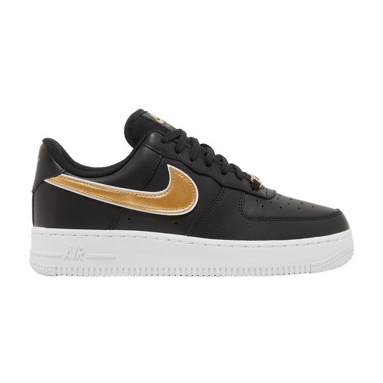 Nike Air Force 1 Low '07 Essential Black Metallic Gold (Women's)