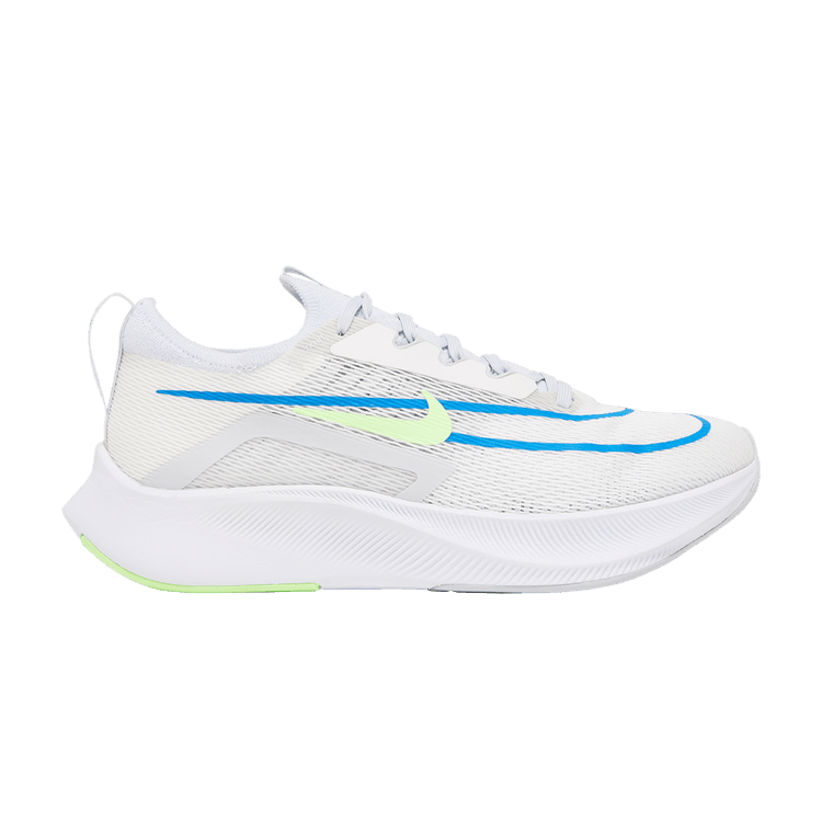 Nike Zoom Fly 4 Summit White Imperial Blue Lime Glow