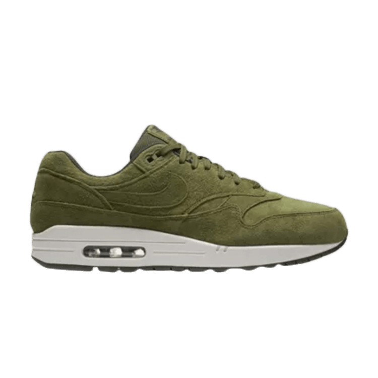 Nike Air Max 1 Olive Canvas Suede