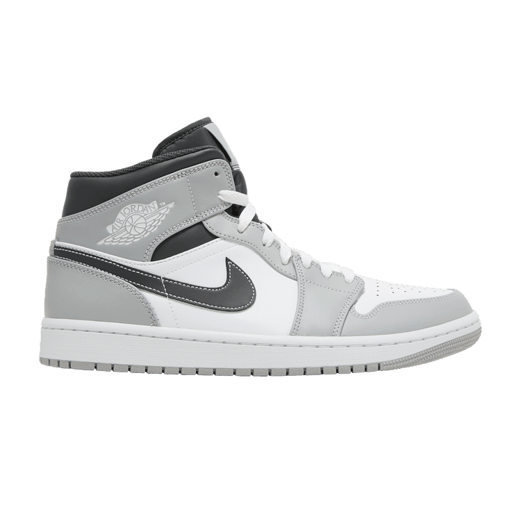 Jordan 1 Mid Light Smoke Grey Anthracite - Side Kicks