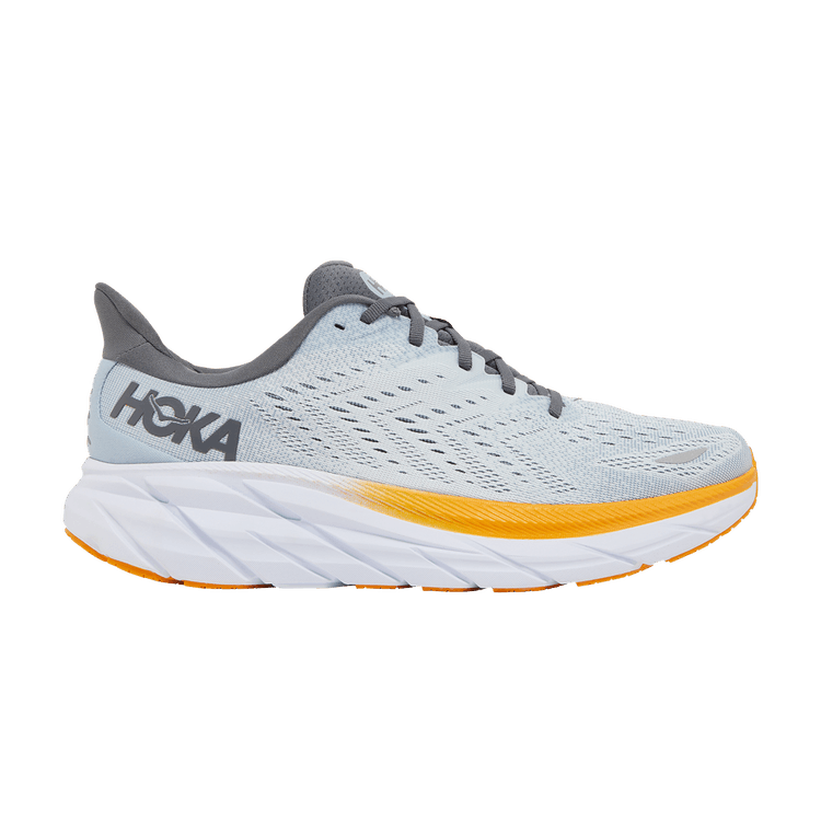 Hoka One One Clifton 8 Blue Fog Orange