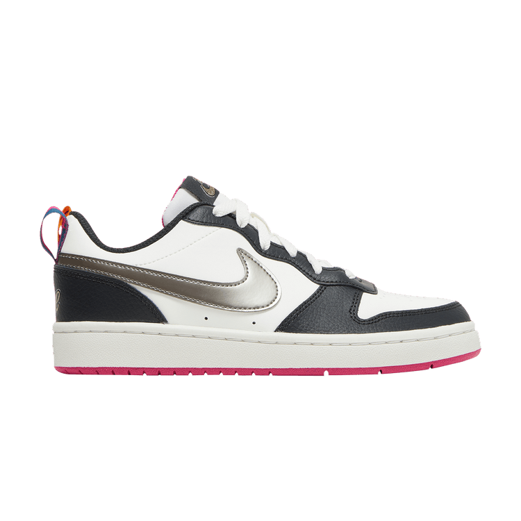 Nike Court Borough Low 2 Off Noir Pink Prime (GS)