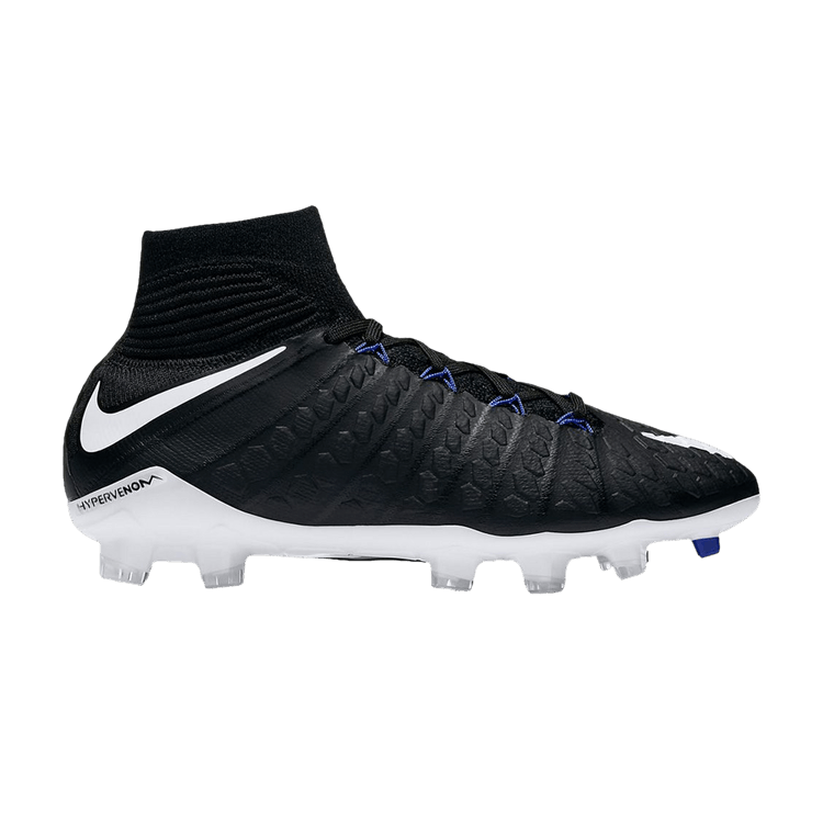 Nike Hypervenom Phantom 3 DF FG Black White Game Royal (GS)