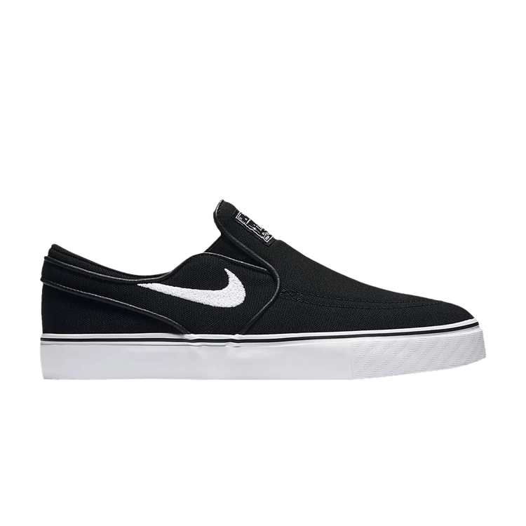 Nike SB Stefan Janoski Canvas Slip Black White (GS)