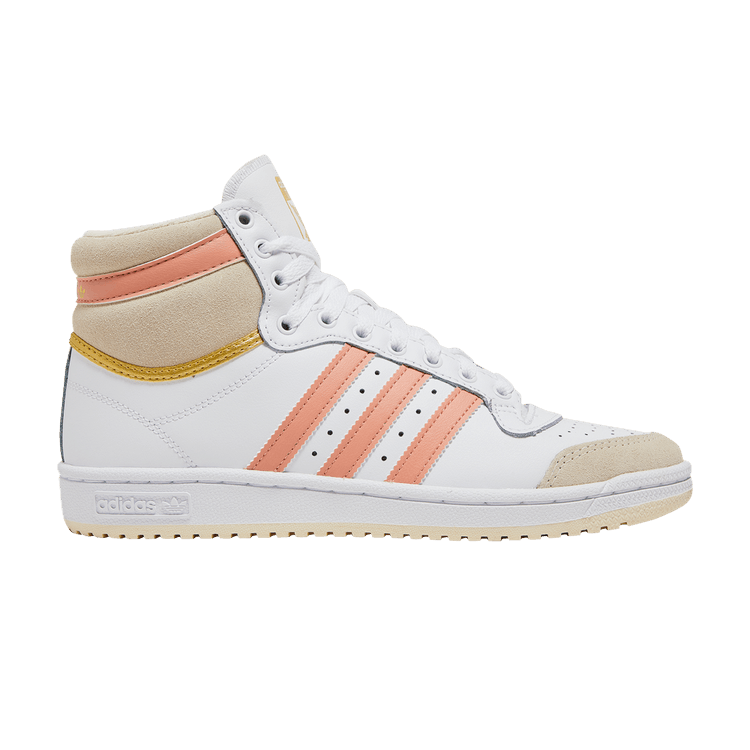 adidas Top Ten Hi White Ambient Blush (Women's)