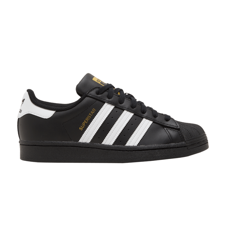 adidas Superstar Core Black Cloud White Gold (GS)