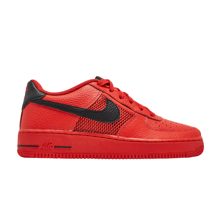 Nike Air Force 1 Low Mesh Pocket Habanero Red (GS)