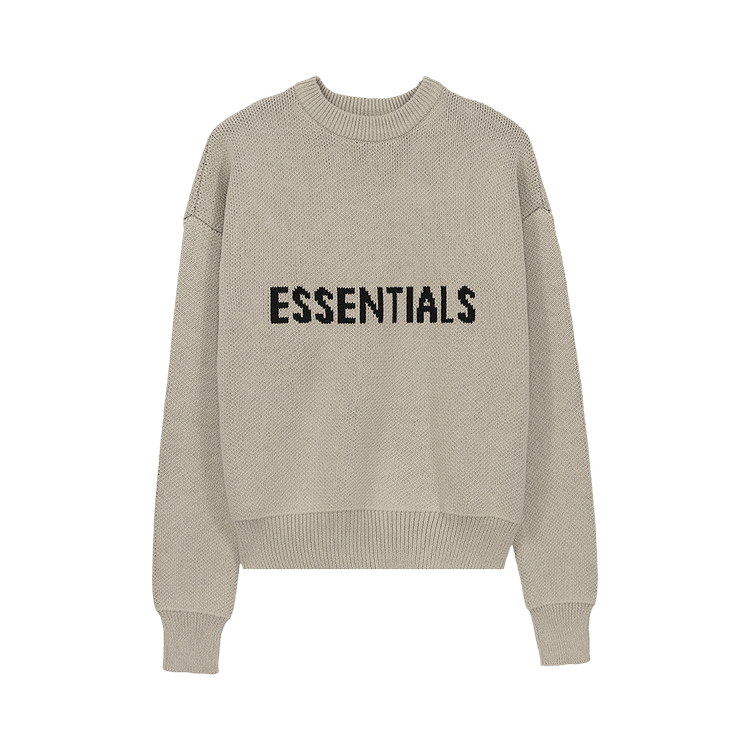 Fear of God Essentials x SSENSE Knit Sweater 'Linen' - Side Kicks