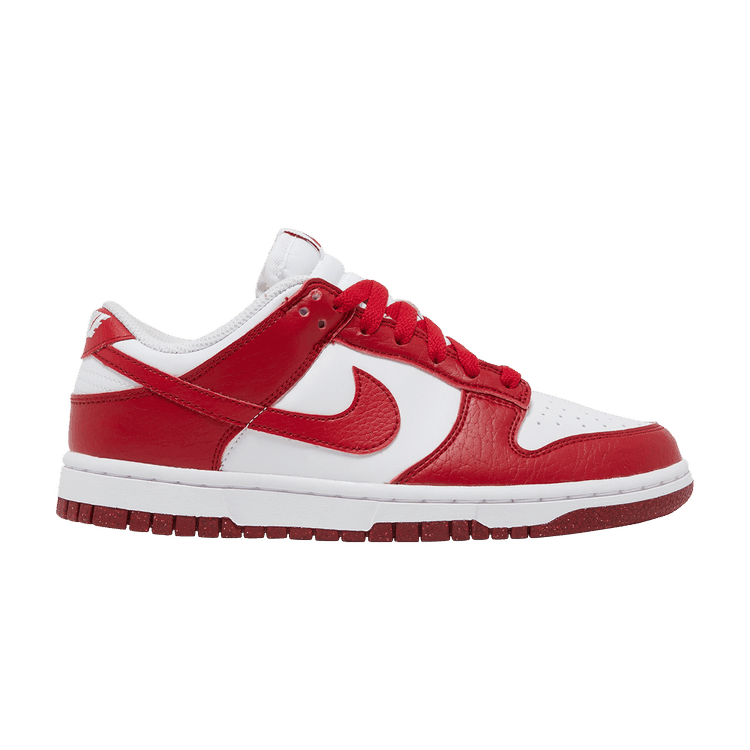 Nike Dunk Low Next Nature White Gym Red (Women's) - Side Kicks