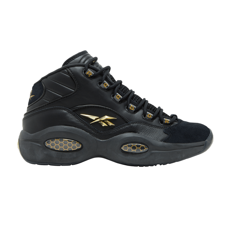 Reebok Question Mid Black Gold