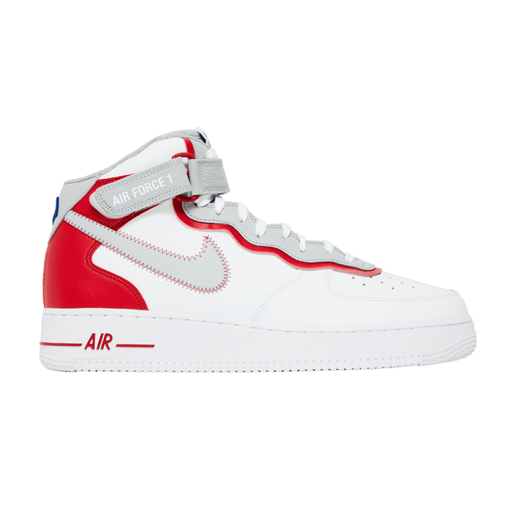 Nike Air Force 1 Mid Athletic Club White Gym Red