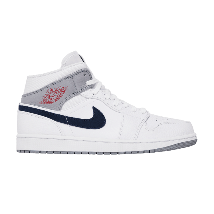 Jordan 1 Mid Paris White - Side Kicks