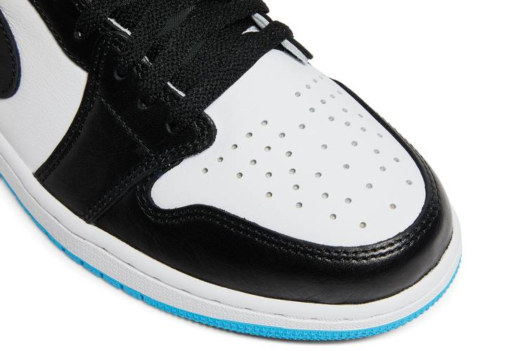 Jordan 1 Retro Low OG Black Dark Powder Blue