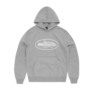 Corteiz Alcatraz Hoodie 2024 heather Grey