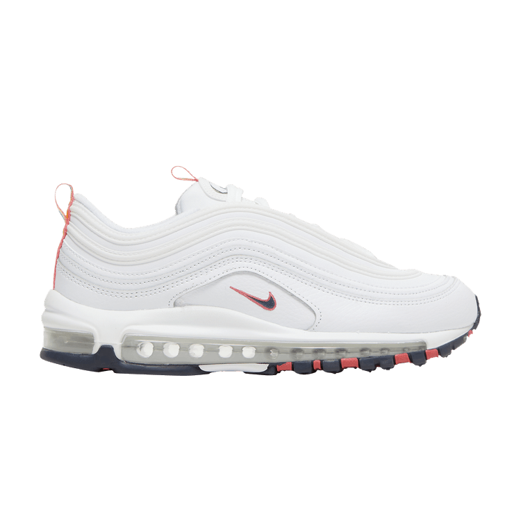 Nike Air Max 97 White Multi Color Pull Tabs (Women's)