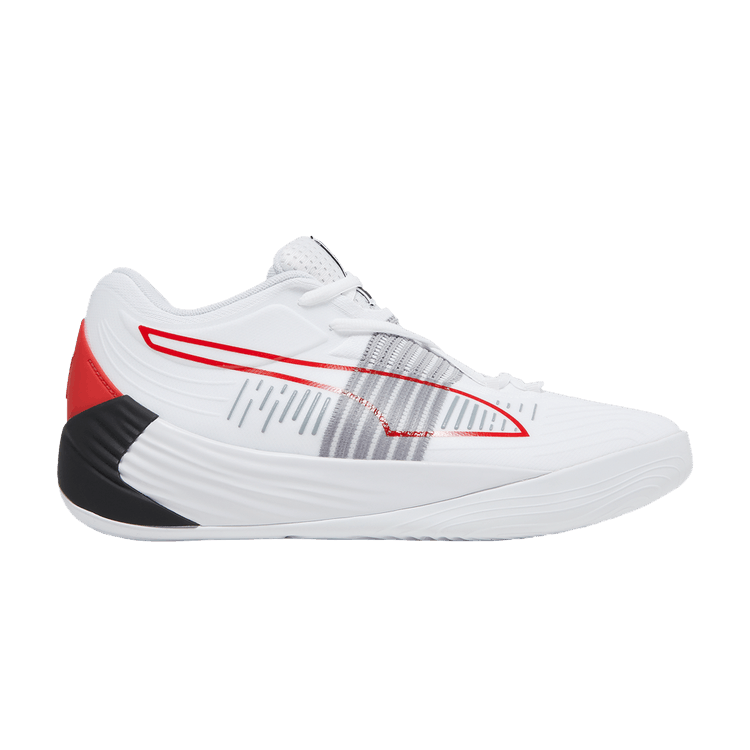 Puma Fusion Nitro White High Risk Red