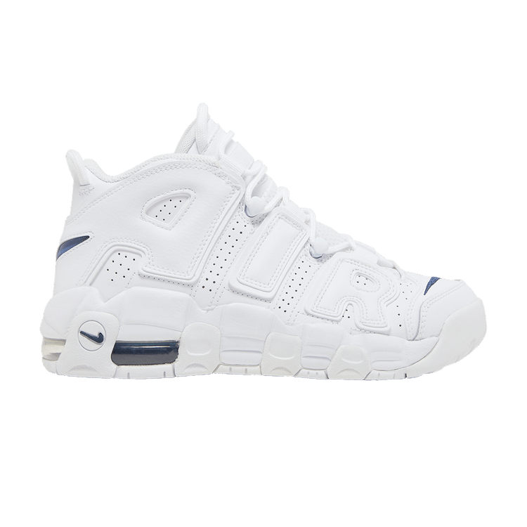 Nike Air More Uptempo White Midnight Navy (GS)