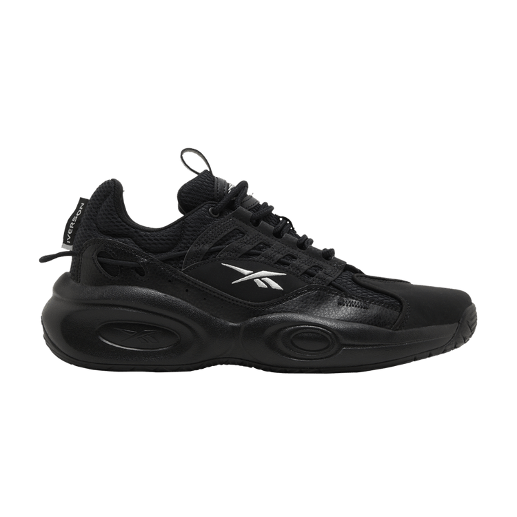 Reebok Solution Mid Black Silver Metallic