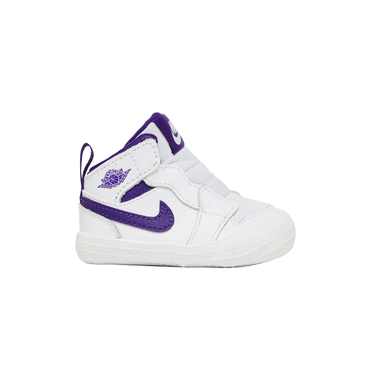 Jordan 1 Crib Bootie White Court Purple (I)