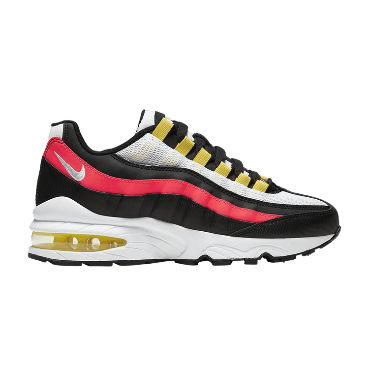 Nike Air Max 95 White Crimson Black Yellow (GS)