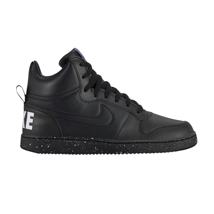 Nike Court Borough Mid Black White Court Purple