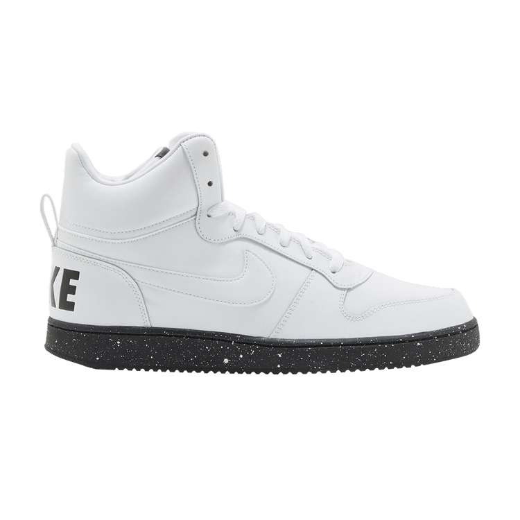 Nike Court Borough Mid White Black Speckled Sole