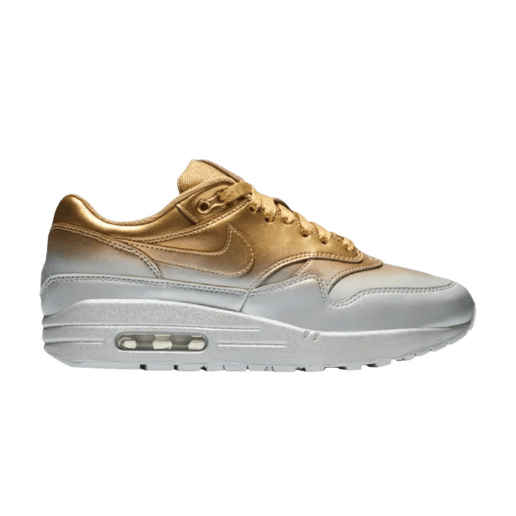 Nike Air Max 1 LX Metallic Gold Metallic Platinum (Women's)