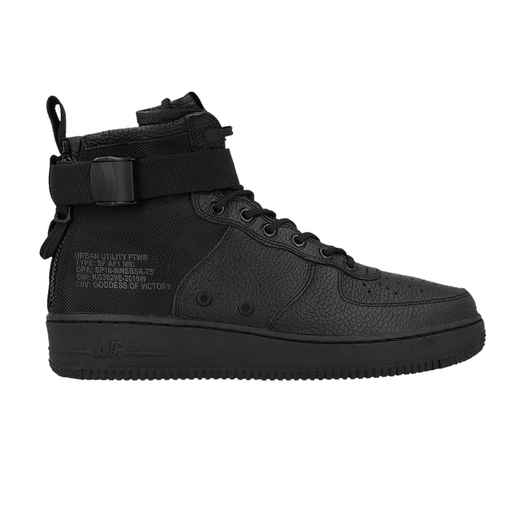 Nike SF Air Force 1 Mid Triple Black