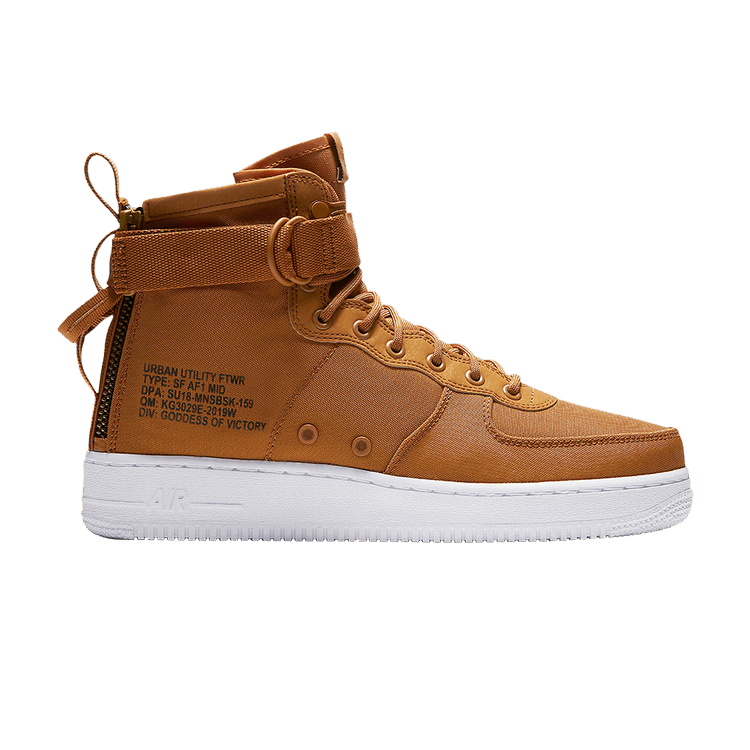 Nike SF Air Force 1 Mid Desert Ochre