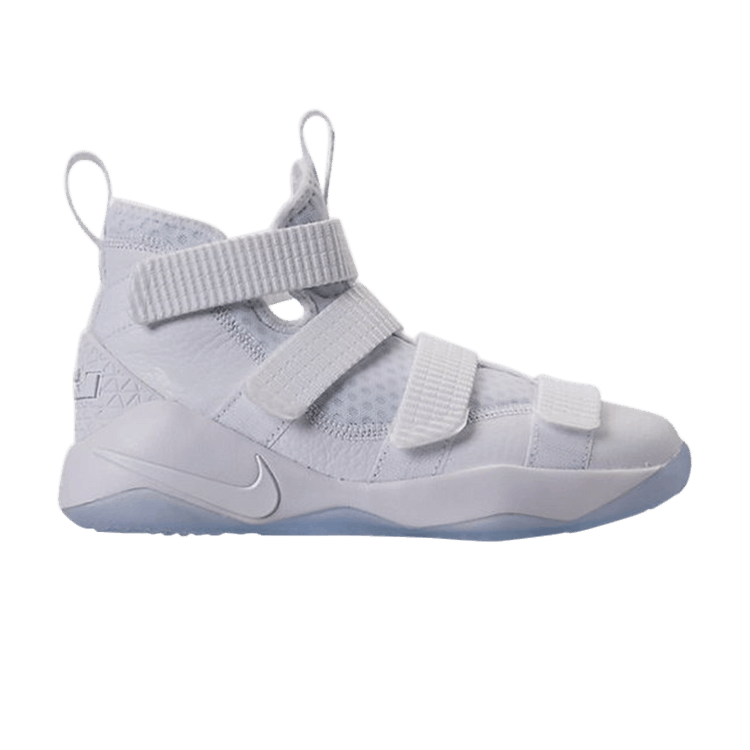 Nike LeBron Zoom Soldier 11 Triple White (GS)