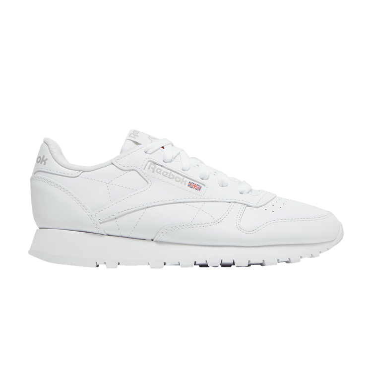 Reebok Classic Leather Footwear White Pure Grey 3 (Women's)