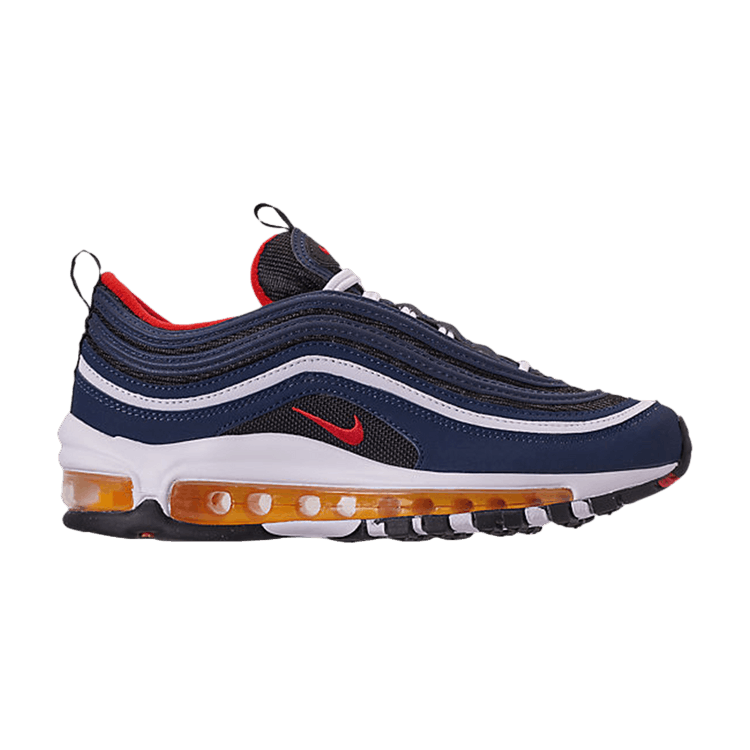 Nike Air Max 97 Midnight Navy Habanero Red (GS)