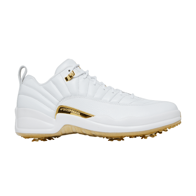 Jordan 12 Golf Metallic Gold