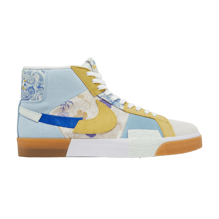Nike SB Zoom Blazer Mid Premium Floral Paisley Boarder Blue