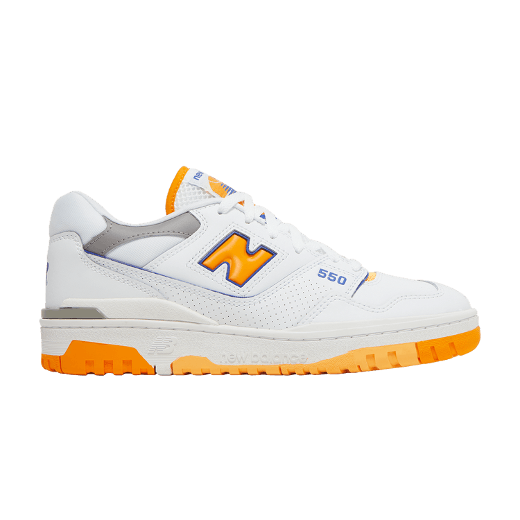 New Balance 550 White Vibrant Orange