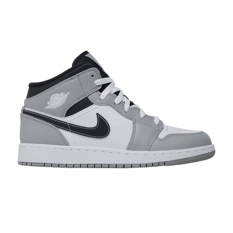 Jordan 1 Mid Light Smoke Grey (GS) - Side Kicks