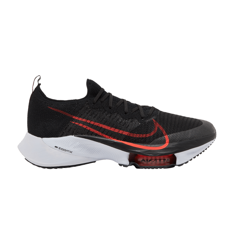 Nike Air Zoom Tempo Next% Flyknit Black Flash Crimson White