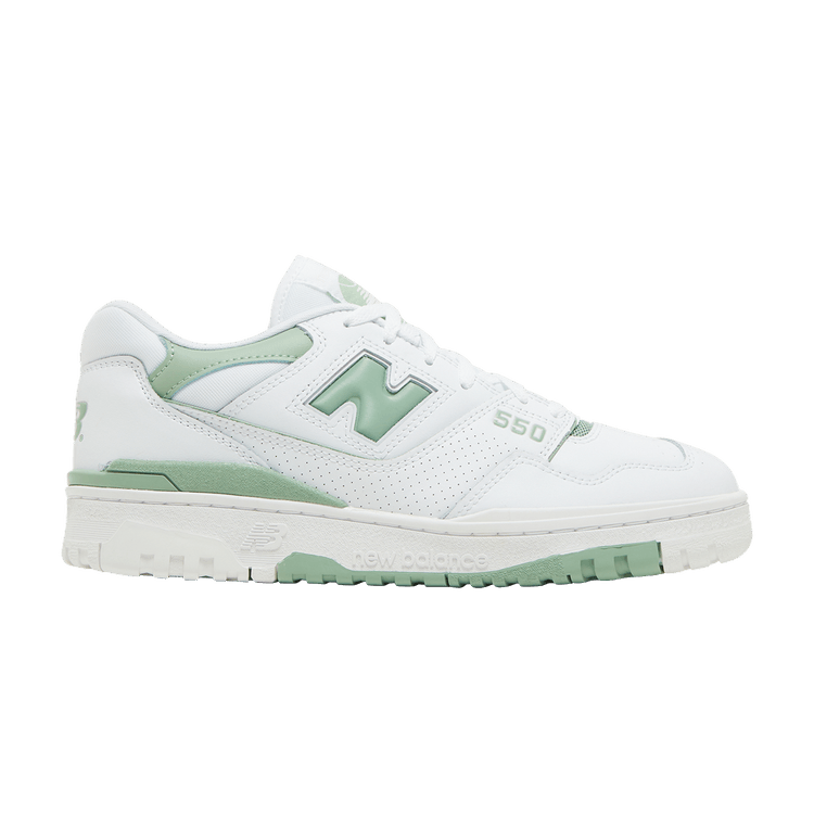 New Balance 550 White Mint Green