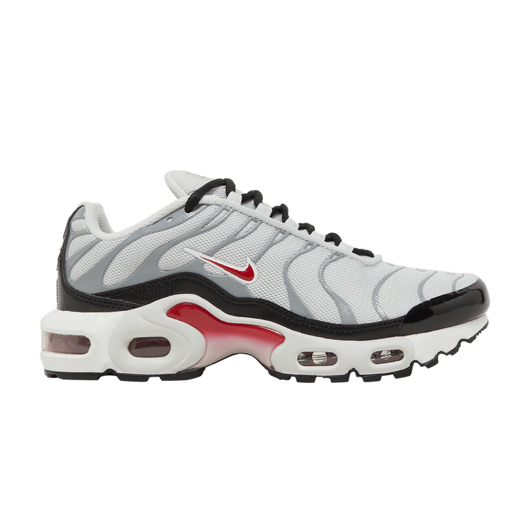 Nike Air Max Plus Photon Dust Particle Grey Black Varsity Red (GS)