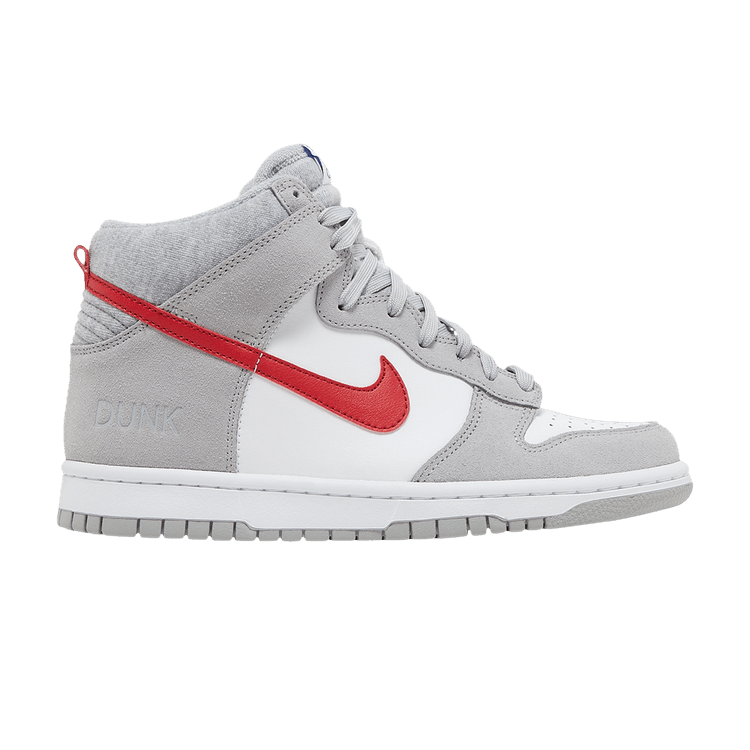 Nike Dunk High Athletic Club Grey Red (GS)