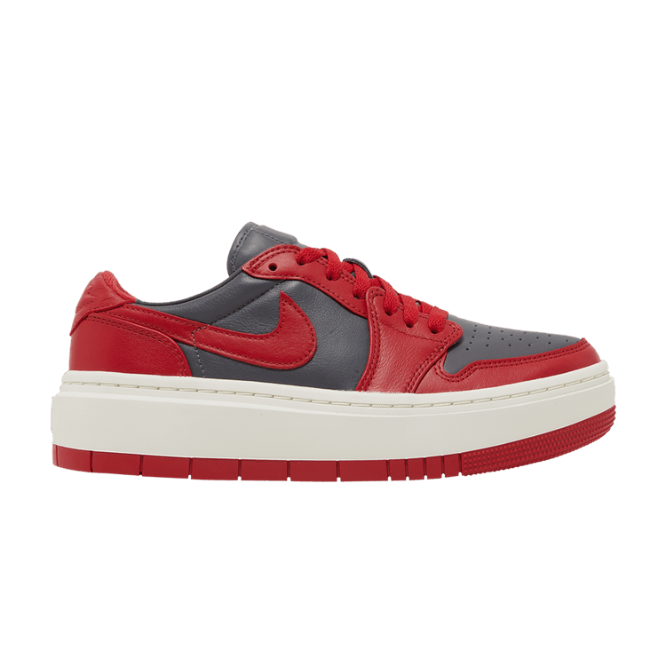 Jordan 1 Elevate Low Dark Grey Varsity Red (Women's)