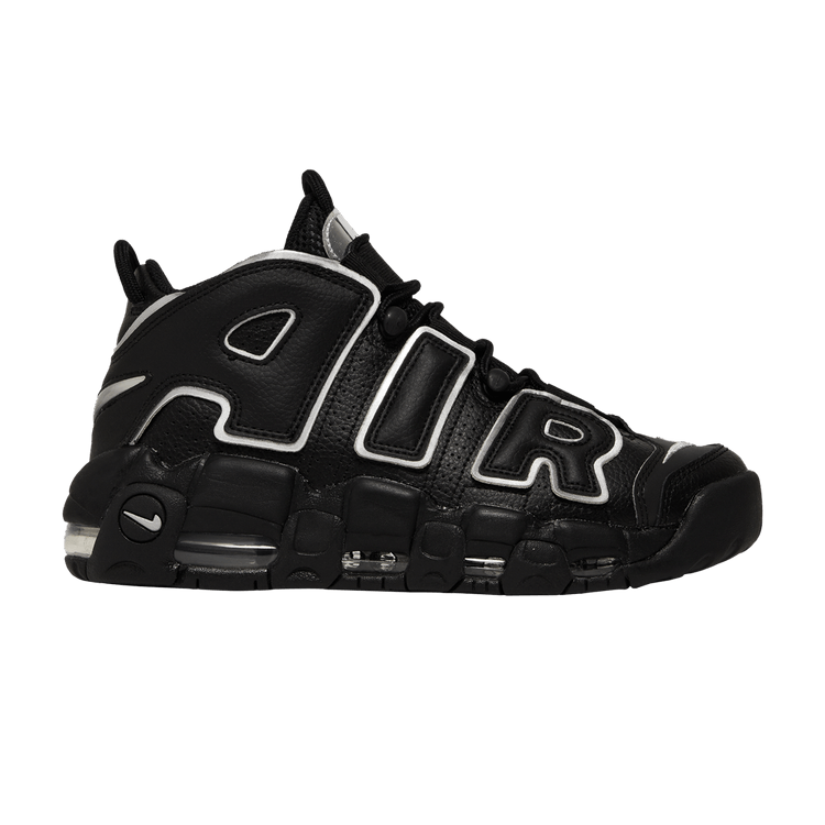 Nike Air More Uptempo Black Silver (Women's)
