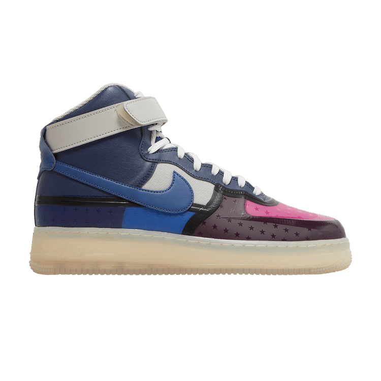 Nike Air Force 1 High '07 Premium Thunder Blue Pink Prime