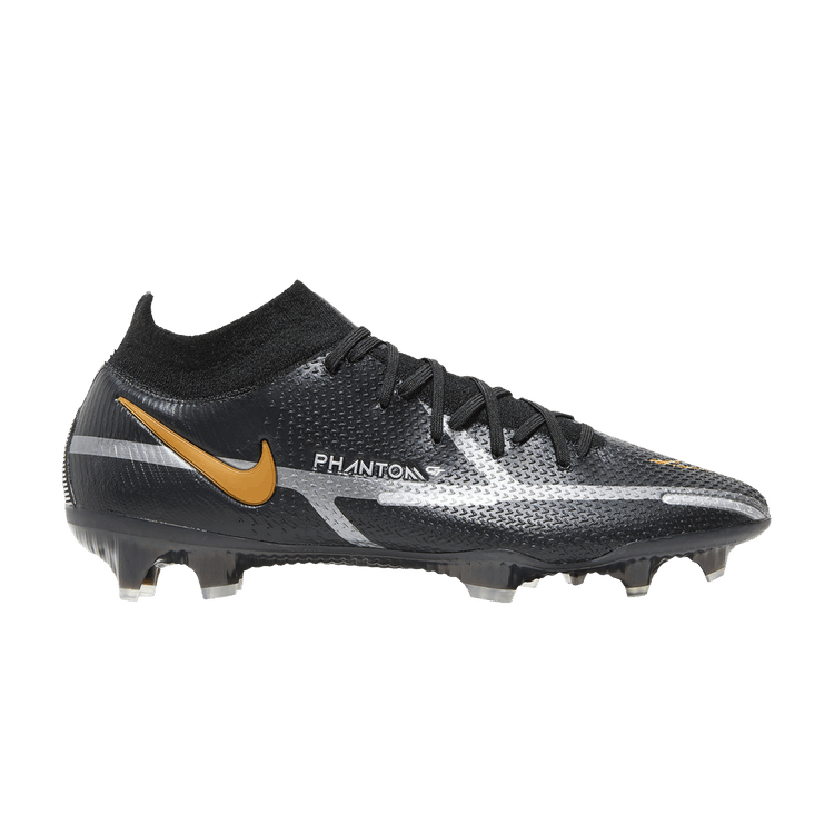 Nike Phatnom GT2 Elite DF FG Black Metallic Gold